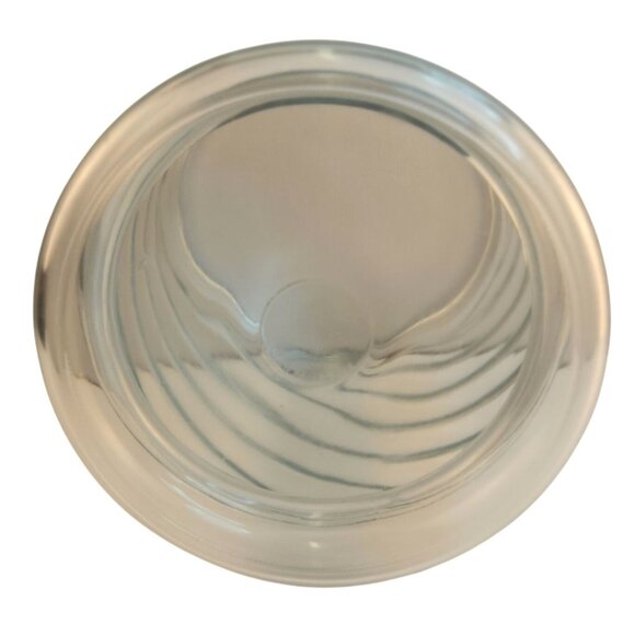 Large Swirled Glass Vase - Cylindrical Shape For Terrarium Or DIY Decor - Picture 10 of 11